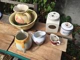 Assorted ceramic items