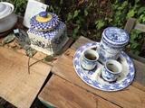 Assorted ceramic items