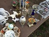 Assorted glass and ceramics