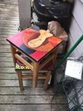 Hand painted seats