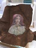 Painting on Leather Early 1870"s