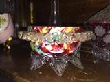 Handmade Art Glass End of the Day Bowl