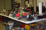 Hundreds of tools, power and hand and misc. garage items