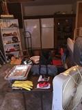 Freezer, refrigerator, Tools, fans, chairs for outdoors, paint & cook accessories