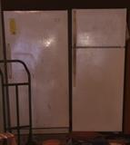 Upright freezer and refrigerator