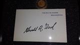 Gerald R. Ford autograph