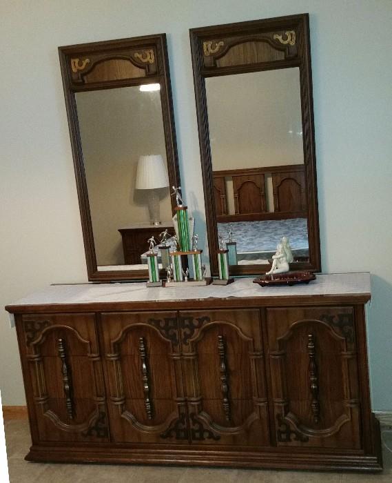 1970s Dresser with mirrors
