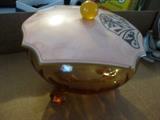 covered 1930's dresser bowl