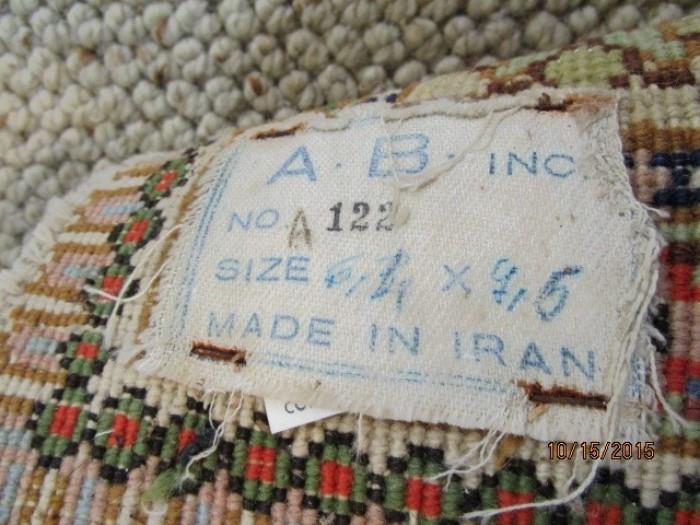 Persian rug...Made in Iran