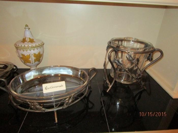 More Buffet Serving Piece and Ice Jar
