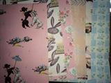 Vintage flat wrapping paper