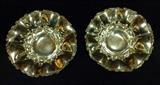 058: Pair Of Sterling Footed Bowls