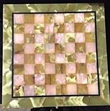 047 Unique Table Style Chess Set with marble top