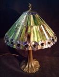 Stained glass table lamp-contemporary