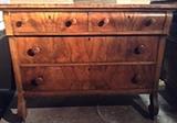 048 Antique American Empire Dresser Chest Of Drawers