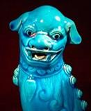 021: Vintage Asian Foo Dog Book Ends