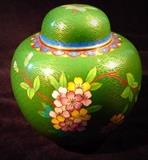 019: Chinese Cloissone Ginger Pot