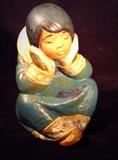 025: Lladro Gres Pensive Eskimo Girl