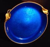 029: Evans Elegance Hand Enameled Plate