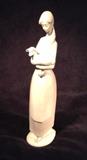 028: Lladro Girl With Sheep Repaired