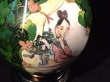 016: Vintage Cloisonne Painted Vase