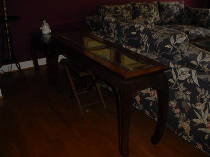 Bad picture, but a truly wonderful sofa table