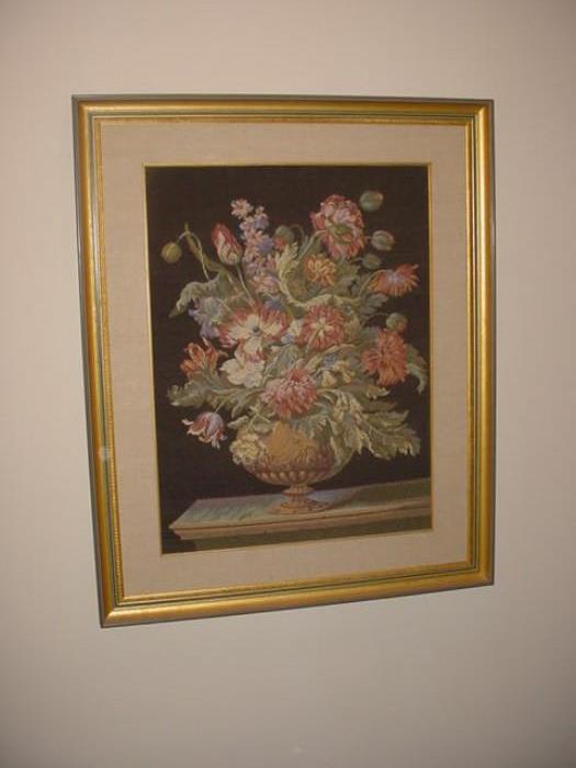 Another large hand crafted needlepoint 