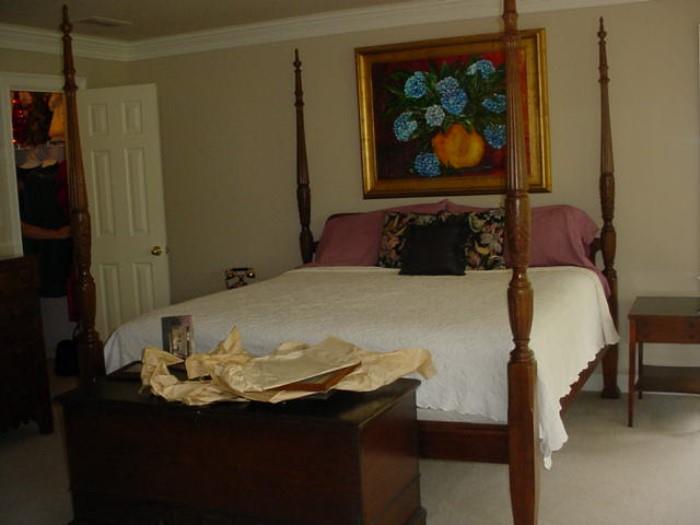 Another antique 4 poster bedroom suite