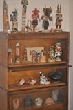 MOST KACHINAS ARE SOLD - BOOKCASE AND SOME POTTERY AVAILABLE FOR SATURDAY PURCHASE
