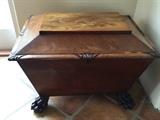 Antique 1800's Mahogany Sarcophagus Wine Cooler