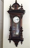 Mahogany German Regulator Wall Clock c. 1870-80