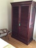 One Beach Road Louvered Armoire