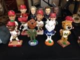 Mizzou, Cardinals, SLU and Rams Bobble Heads