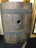 Jack Daniel's Whiskey Barrel Half