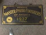 1937 Member Master Photo Finisher Of America