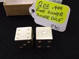 2oz Fine Silver Dice