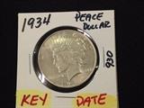 1934 Peace Dollar (Key date)