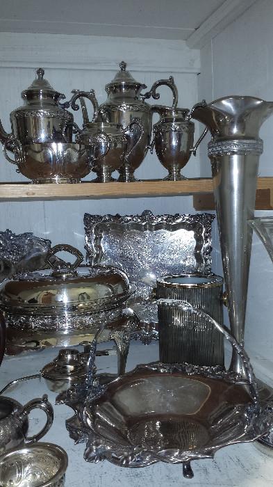Silver plate abounds. Much sold in Sale Part I but the selection is still amazing.