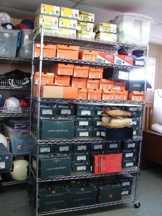 Yes, all new shoes of various sizes and makers. Dollie Cole once bought out a shoe store to distribute shoes to needy.