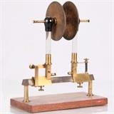 LOT 3 - An Experimental Electric Capacitor
Dimensions: H: 14 5/8 W: 13 D: 7 in.
Est: $400-600

Description An Experimental Electric Capacitor, Late 19th/Early 20th Century. Having 5 3/4 inch brass electrodes capable of variable separation and tilt movements.
 

Proceeds to benefit the Case Western Reserve University Dayton Miller Scholarship Fund.