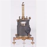 LOT 16 - A Quadrant Electrometer
Dimensions: H: 14 Dia: 5 1/2 in.
Est: $800-1,200

Description A Quadrant Electrometer, Late 19th/Early 20th Century. 

Proceeds to benefit the Case Western Reserve University Dayton Miller Scholarship Fund.