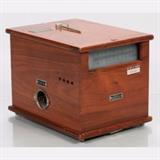 LOT 25 - A Laboratory Mirror Galvanometer
Dimensions: H: 7 W: 9 3/4 D: 7 1/4 in.
Est: $50-70

Description A Laboratory Mirror Galvanometer by Rubicon Co., Early 20th Century.
 

Proceeds to benefit the Case Western Reserve University Dayton Miller Scholarship Fund.