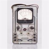 LOT 42 - A Hickok Model 900 Volt Amp Wattmeter
Dimensions: H: 4 1/2 W: 6 D: 4 in.
Est: $10-20

Description A Hickok Model 900 Volt Amp Wattmeter with Printed Instructions, Mid-20th Century. Screws replaced. Serial number 60242.
Condition Screws replaced.