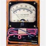 LOT 57 - An AC Voltmeter
Dimensions: H: 7 W: 5 D: 3 in.
Est: $20-40

Description An AC Voltmeter by Hickok Electrical Instrument Co, Cleveland OH, Early 20th Century. Model number 481, measuring 0-150/0-300 Volts.
