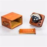 LOT 61 - A Thomson Alternating Ammeter
Dimensions: H: 7 W: 6 5/8 D: 4 3/8 in.
Est: $100-200

Description A Thomson Alternating Ammeter by the General Electric Co., Patented July 18, 1895. Reading 0-50amps.
 
