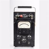 LOT 68 - An AC/DC Vacuum Tube Voltmeter
Dimensions: H: 11 W: 6 1/2 D: 6 in.
Est: $80-120

Description An AC/DC Vacuum Tube Voltmeter by General Radio Corp., Mid-20th Century. 6 voltage ranges from 0.5-150 volts. 
