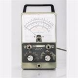 LOT 69 - A Heathkit Vacuum Tube Voltmeter
Dimensions: H: 7 1/9 W: 4 5/8 in.
Est: $20-40

Description A Vacuum Tube Voltmeter with Original Test Leads by Heathkit, 20th Century.