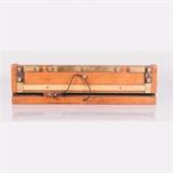 LOT 76 - A Slide Wire Resistor
Dimensions: H: 1 5/8 W: 23 1/2 D: 6 1/4 in.
Est: $50-70

Description A Slide Wire Resistor, 20th Century. 

Proceeds to benefit the Case Western Reserve University Dayton Miller Scholarship Fund.