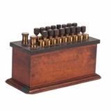 LOT 82 - An Electrical Resistor Decade Box
Dimensions: H: 5 1/8 W: 8 1/4 D: 3 3/4 in.
Est: $20-40

Description An Electrical Resistor Decade Box by Leeds & Northrup Co., Philadelphia, 20th Century. Numbered 6203. Having copper fittings.
 

Proceeds to benefit the Case Western Reserve University Dayton Miller Scholarship Fund.