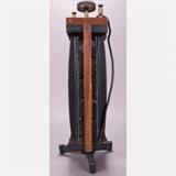 LOT 91 - A High Current Adjustable Carbon Rheostat
Dimensions: H: 20 1/2 W: 7 1/8 D: 7 1/8 in.
Est: $200-400

Description A High Current Adjustable Carbon Rheostat, Late 19th/Early 20th Century.